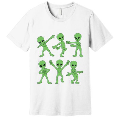 Dancing Aliens Dance Challenge Halloween Premium T-Shirt