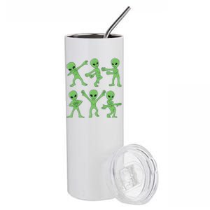 Dancing Aliens Dance Challenge Halloween Stainless Steel Tumbler