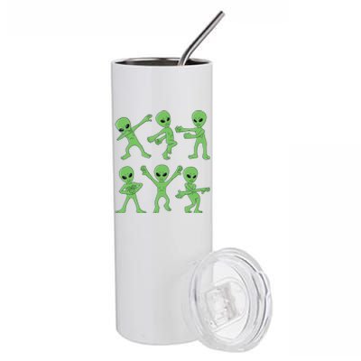 Dancing Aliens Dance Challenge Halloween Stainless Steel Tumbler