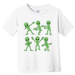 Dancing Aliens Dance Challenge Halloween Toddler T-Shirt