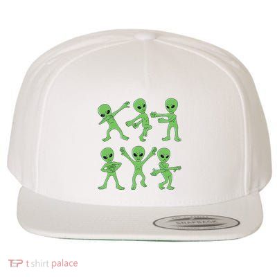 Dancing Aliens Dance Challenge Halloween Wool Snapback Cap