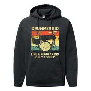 Drumming Art Drumline Drum Set Drummer Performance Fleece Hoodie