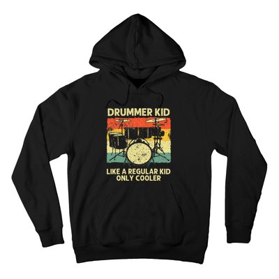 Drumming Art Drumline Drum Set Drummer Hoodie