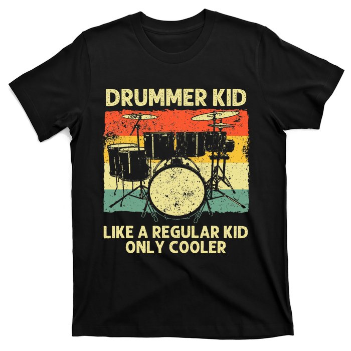 Drumming Art Drumline Drum Set Drummer T-Shirt