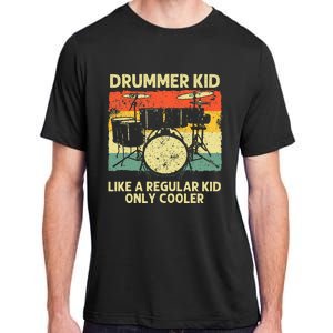 Drumming Art Drumline Drum Set Drummer Adult ChromaSoft Performance T-Shirt