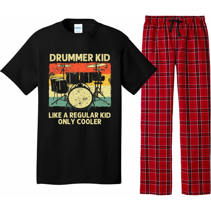 Drumming Art Drumline Drum Set Drummer Pajama Set