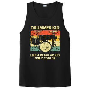 Drumming Art Drumline Drum Set Drummer PosiCharge Competitor Tank