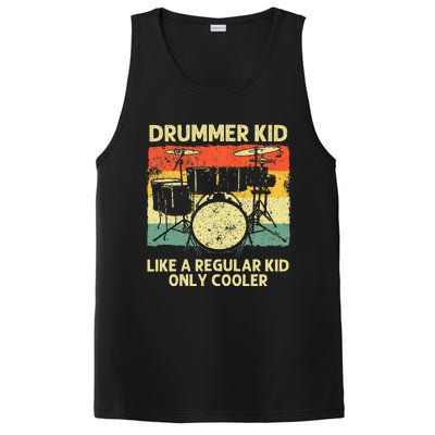 Drumming Art Drumline Drum Set Drummer PosiCharge Competitor Tank