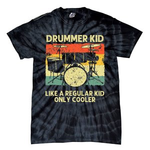 Drumming Art Drumline Drum Set Drummer Tie-Dye T-Shirt