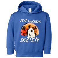 Diabetes Awareness Dead Pancreas Society Halloween Ghost Toddler Hoodie