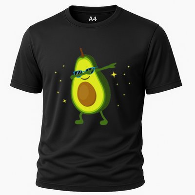 Dabbing Avocado Dabbing Fruit S Vegan Avocado Performance Shirt
