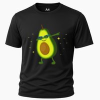 Dabbing Avocado Dabbing Fruit S Vegan Avocado Cooling Performance Crew T-Shirt