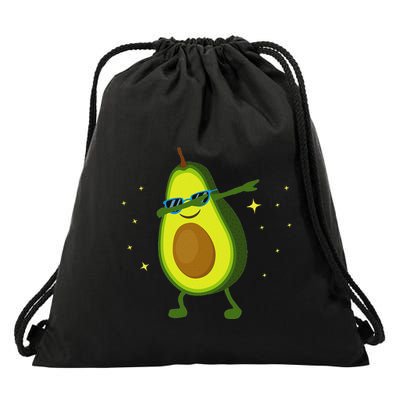 Dabbing Avocado Dabbing Fruit S Vegan Avocado Drawstring Bag