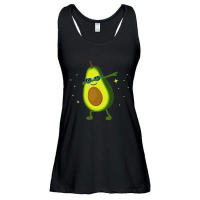 Dabbing Avocado Dabbing Fruit S Vegan Avocado Ladies Essential Flowy Tank