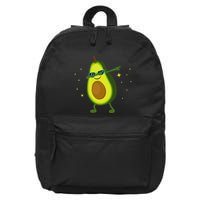 Dabbing Avocado Dabbing Fruit S Vegan Avocado 16 in Basic Backpack