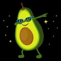 Dabbing Avocado Dabbing Fruit S Vegan Avocado 16 in Basic Backpack