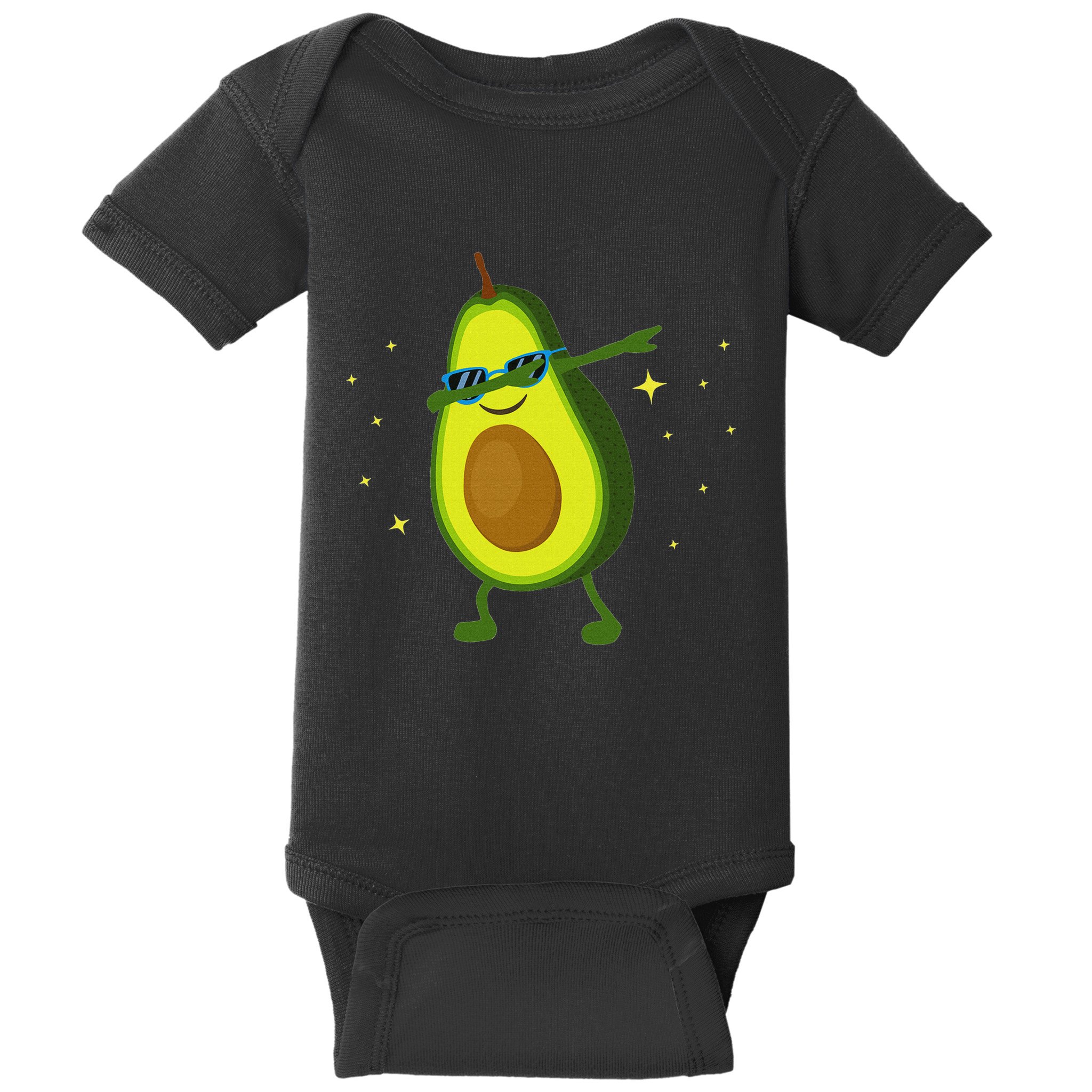 Dabbing Avocado Dabbing Fruit S Vegan Avocado Baby Bodysuit