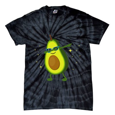 Dabbing Avocado Dabbing Fruit S Vegan Avocado Tie-Dye T-Shirt