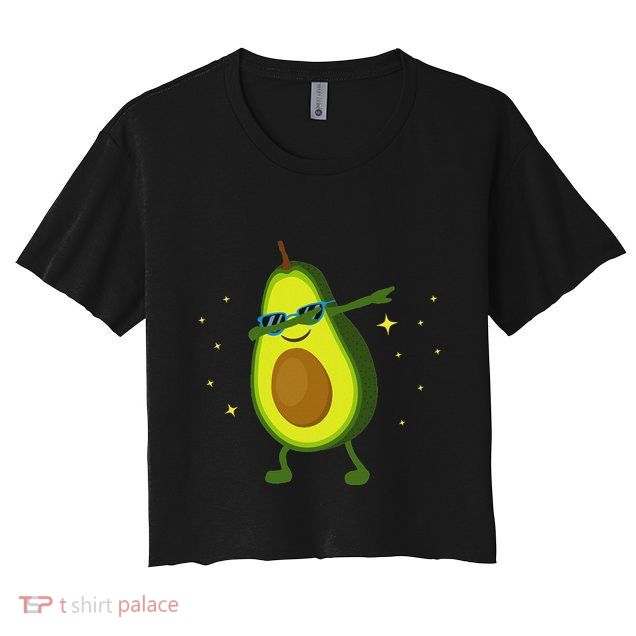 Dabbing Avocado Dabbing Fruit S Vegan Avocado Crop Top