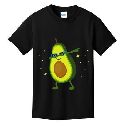 Dabbing Avocado Dabbing Fruit S Vegan Avocado Kids T-Shirt