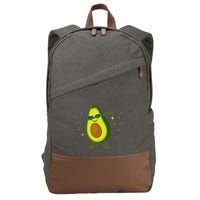 Dabbing Avocado Dabbing Fruit S Vegan Avocado Cotton Canvas Backpack
