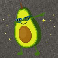 Dabbing Avocado Dabbing Fruit S Vegan Avocado Cotton Canvas Backpack