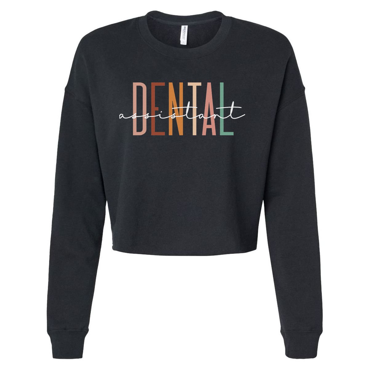 Dental Assistant Dental Hygienist Dentist Appreciation Cropped Pullover Crew