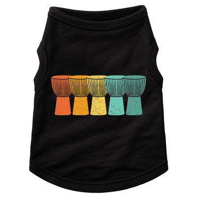 Djembe African Drums Retro Style Doggie Tank