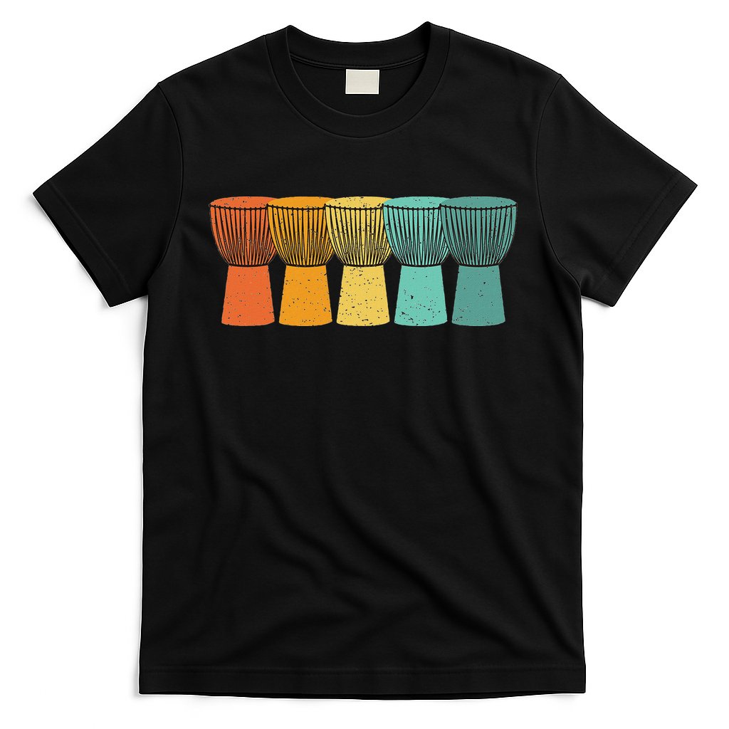 Djembe African Drums Retro Style T-Shirt