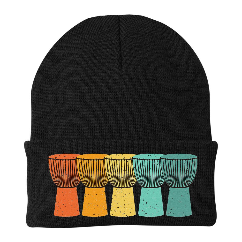 Djembe African Drums Retro Style Beanie