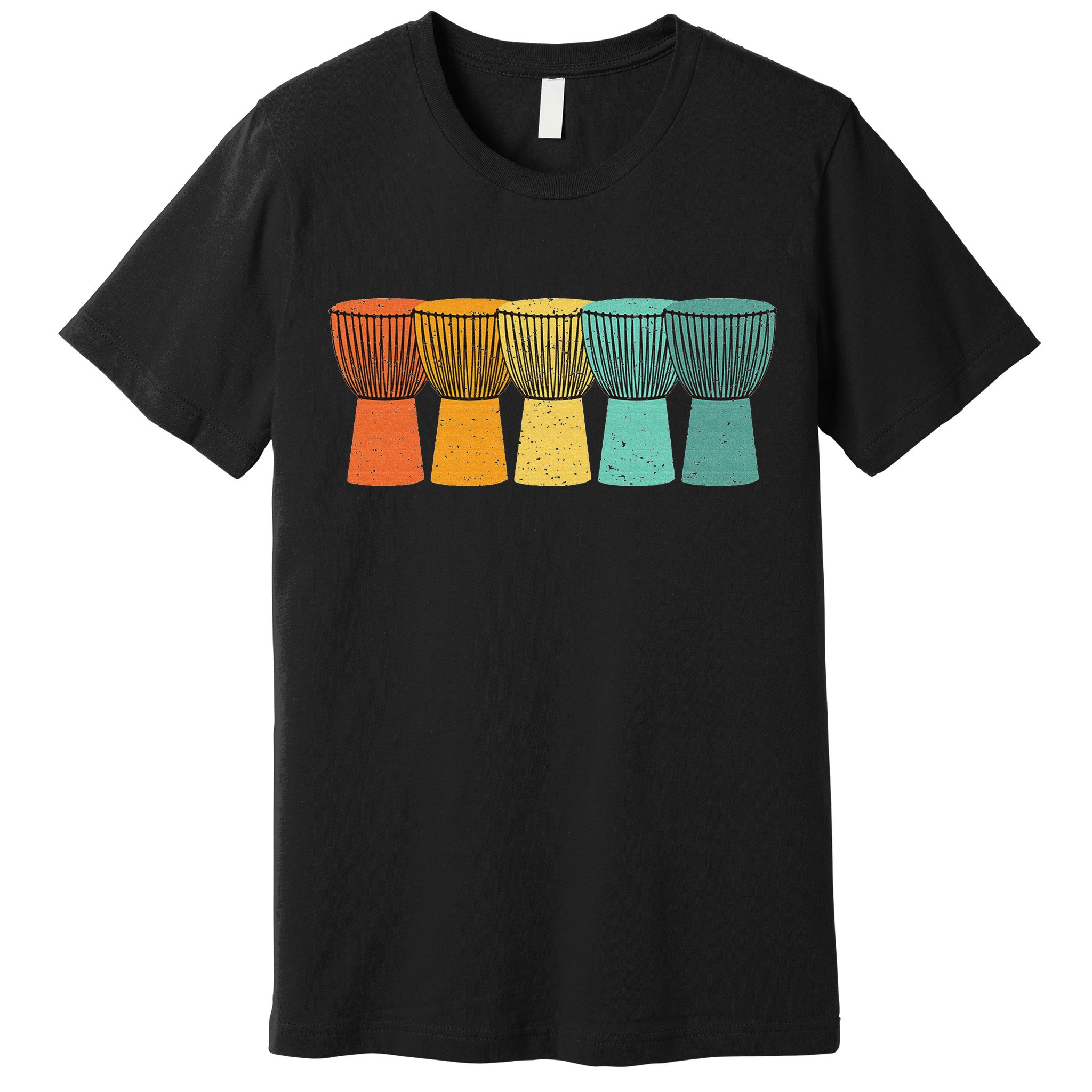 Djembe African Drums Retro Style Premium T-Shirt