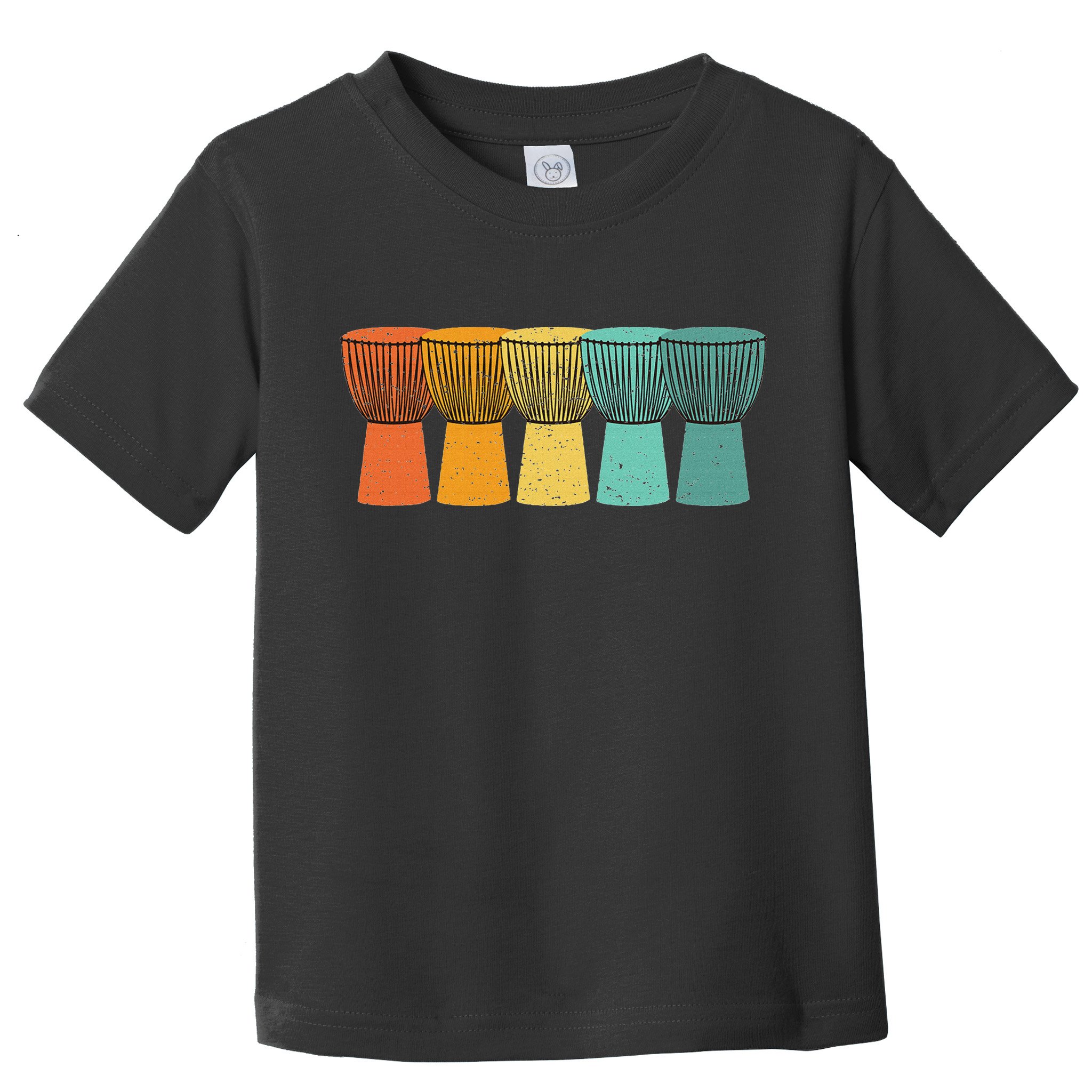 Djembe African Drums Retro Style Toddler T-Shirt