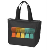 Djembe African Drums Retro Style Zip Tote Bag