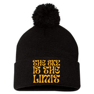 Daily Affirmations Pom Pom 12in Knit Beanie