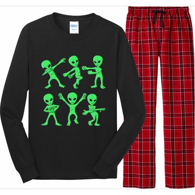 Dancing Aliens Dance Challenge Halloween Long Sleeve Pajama Set