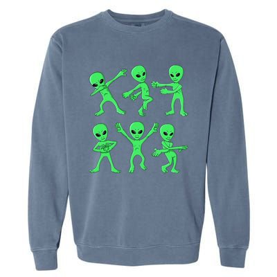 Dancing Aliens Dance Challenge Halloween Garment-Dyed Sweatshirt