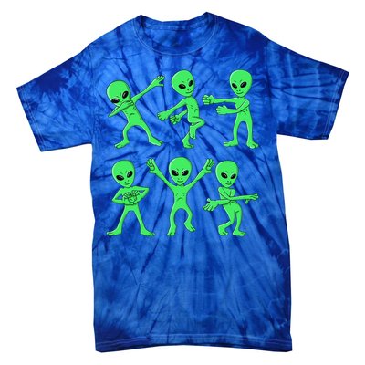 Dancing Aliens Dance Challenge Halloween Tie-Dye T-Shirt