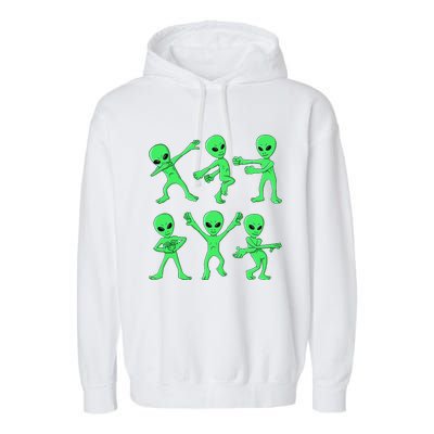 Dancing Aliens Dance Challenge Halloween Garment-Dyed Fleece Hoodie