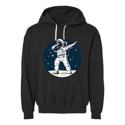 Dabbing Astronaut Dab Space Galaxy Gifts Garment-Dyed Fleece Hoodie