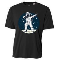 Dabbing Astronaut Dab Space Galaxy Gifts Cooling Performance Crew T-Shirt