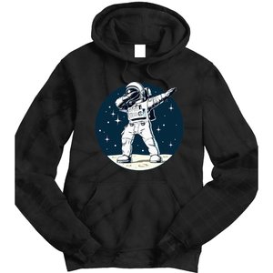 Dabbing Astronaut Dab Space Galaxy Gifts Tie Dye Hoodie