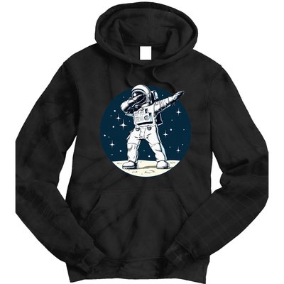 Dabbing Astronaut Dab Space Galaxy Gifts Tie Dye Hoodie