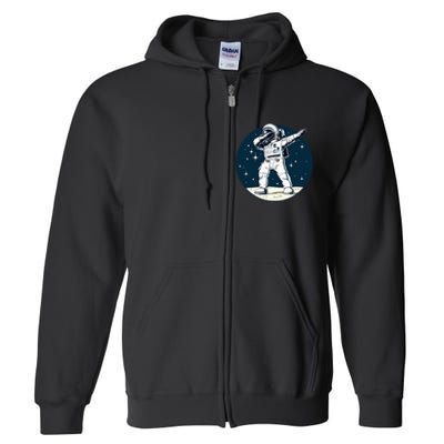 Dabbing Astronaut Dab Space Galaxy Gifts Full Zip Hoodie