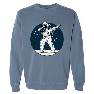 Dabbing Astronaut Dab Space Galaxy Gifts Garment-Dyed Sweatshirt