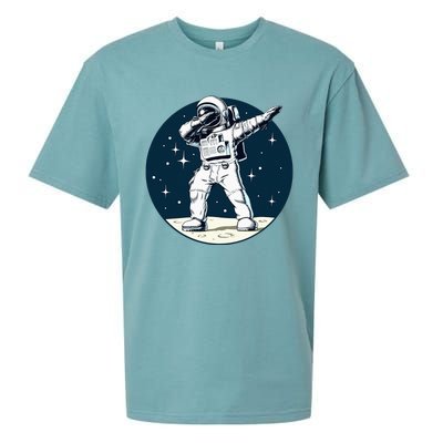 Dabbing Astronaut Dab Space Galaxy Gifts Sueded Cloud Jersey T-Shirt