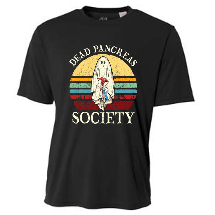 Diabetes Awareness Dead Pancreas Society Halloween Ghost Cooling Performance Crew T-Shirt