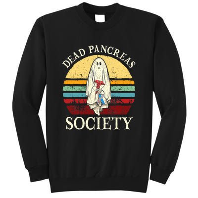 Diabetes Awareness Dead Pancreas Society Halloween Ghost Sweatshirt