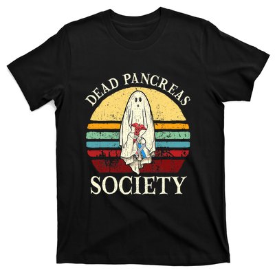 Diabetes Awareness Dead Pancreas Society Halloween Ghost T-Shirt