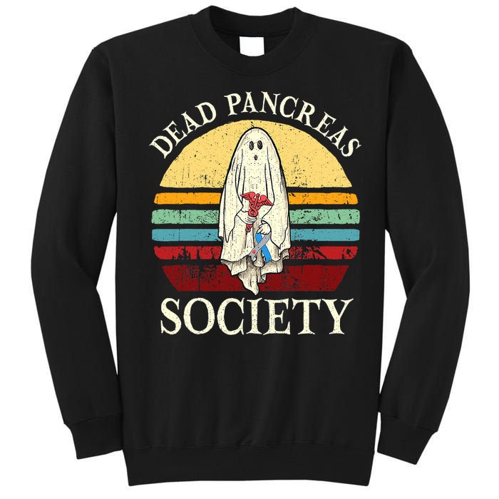 Diabetes Awareness Dead Pancreas Society Halloween Ghost Tall Sweatshirt