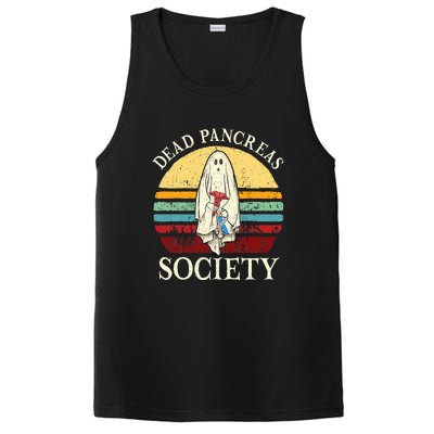 Diabetes Awareness Dead Pancreas Society Halloween Ghost PosiCharge Competitor Tank